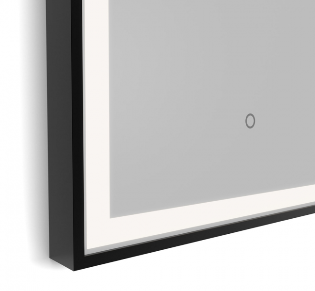 Origins living Lomax Light Mirrors LML-01R048-BK Origins Living Lomax Light Arch Mirror 40 Black - 40x80cm LML-01R048-BK