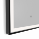 Origins Living Lomax Light Arch Mirror 40 Black - 40x80cm LML-01R048-BK