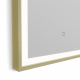 Origins Living Lomax Light Arch Mirror 40 Brushed Brass - 40x80cm LML-01R048-BB