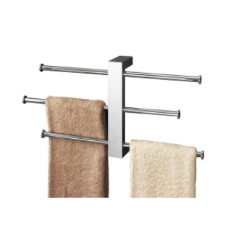 Bathroom Accessories Towel Stands 7630-13 Origins Living Bridge Towel Rail Set Wall Mounted - Chrome 7630-13