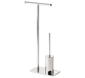 Towel Stands Bathroom Accessories 7332-13 Origins Living Florida Bathroom Butler - Chrome 7332-13