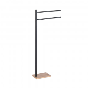 Origins Living Trilly Towel Stand - Black/Bamboo TR31-41
