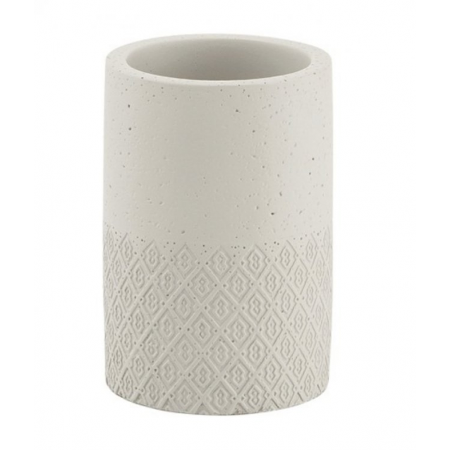 Afrodite Free-standing bathroom accessory 4998-08 Origins Living Afrodite Tumbler - Warm Grey 4998-08