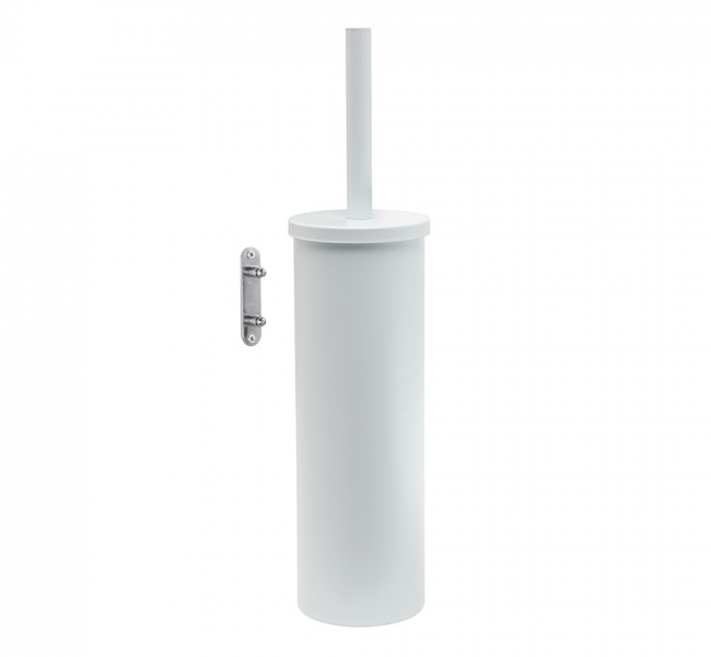 Toilet Brushes 5233/03-22 Origins Living Flip Toilet Brush Wall Mounted - Matt White 5233/03-22