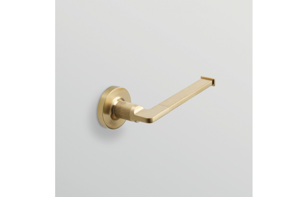 Origins Living Baxter Open Toilet Roll Holder - Brushed Brass BAX-117001-BB