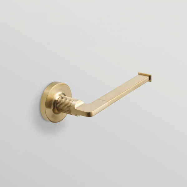 Origins Living Baxter Open Toilet Roll Holder - Brushed Brass BAX-117001-BB Bathroom Accessories
