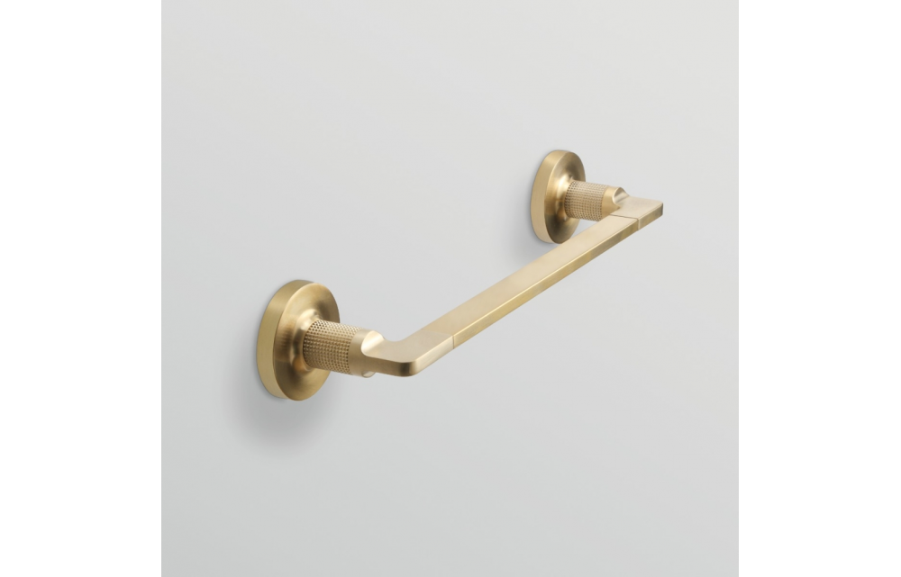 Origins Living Baxter Towel Rail 35cm - Brushed Brass BAX-115135-BB