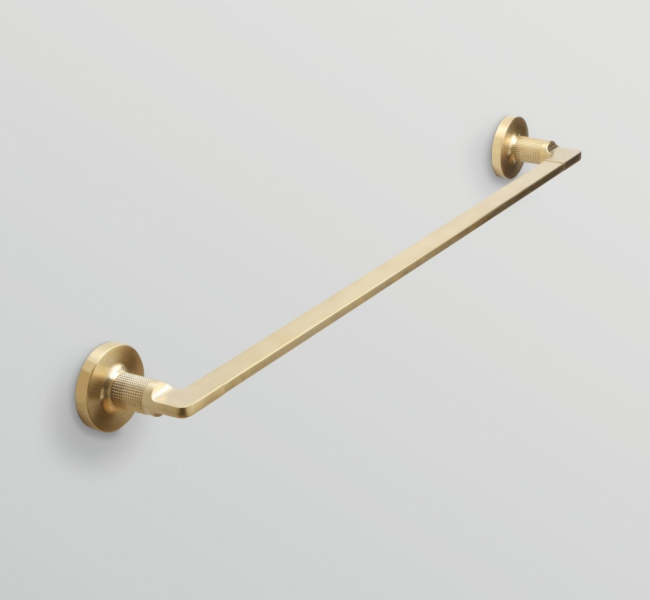 Towel Rails in Brass BAX-115166-BB Origins Living Baxter Towel Rail 66cm - Brushed Brass BAX-115166-BB