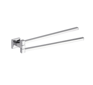 Towel Rails in Chrome 6923-13 Origins Living Colorado Double Swing Towel Rail - Chrome 6923-13