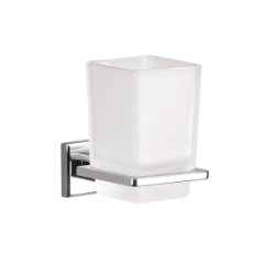 Origins Living Colorado Glass Tumbler Holder - Chrome/Glass 6910-13