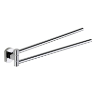 Origins Living Edera Plus Double Swing Towel Rail - Chrome EP23-13