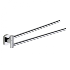 Origins Living Edera Plus Double Swing Towel Rail - Chrome EP23-13