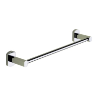 Origins Living Edera Plus Towel Rail 38cm - Chrome EP21/35-13