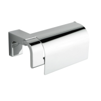 Origins Living Eletech Toilet Roll Holder with Flap - Chrome 114160