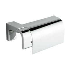 Origins Living Eletech Toilet Roll Holder with Flap - Chrome 114160