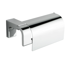 Toilet Roll Holders with Flap 114160 Origins Living Eletech Toilet Roll Holder with Flap - Chrome 114160