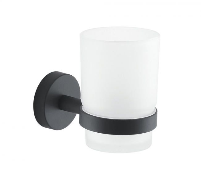 Bathroom Tumblers 2310-14 Origins Living Eros Tumbler Holder - Black 2310-14