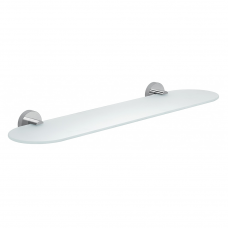 Origins Living Eros Glass Shelf 60cm - Chrome 2319/60-13 Origins Living Eros Glass Shelf 60cm - Chrome 2319/60-13