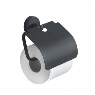 Origins Living Eros Toilet Roll Holder with Flap - Black 2325-14 from Ebzone Origins Living Eros Toilet Roll Holder with Flap - Black 2325-14 from Ebzone