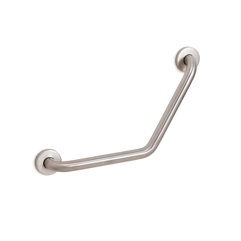 Origins Living G Pro Brushed Chrome 5022-38 Origins Living G Pro Angled Grab Bar - Brushed 5022-38