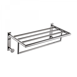 Origins Living G Pro Towel Rack with Hooks - Chrome 5035-13