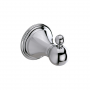 Origins Living Genoa Robe Hook - Chrome 107391 Bathroom Wall Accessories