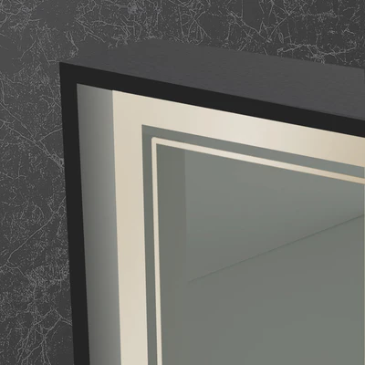 Origins Living Astoria Mirror 75 Black - 75x90cm B008363 Origins Living Astoria Mirror 75 Black - 75x90cm B008363