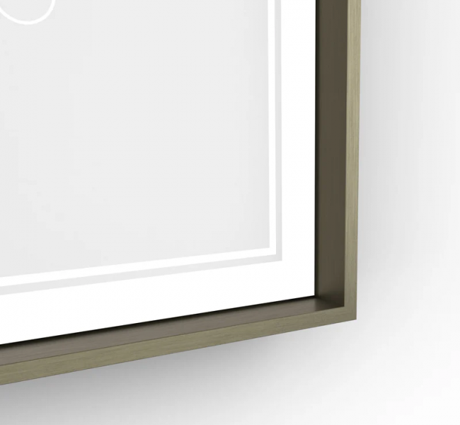 Origins Living Astoria B008394 Origins Living Astoria Mirror 75 Brushed Bronze - 75x90cm B008394