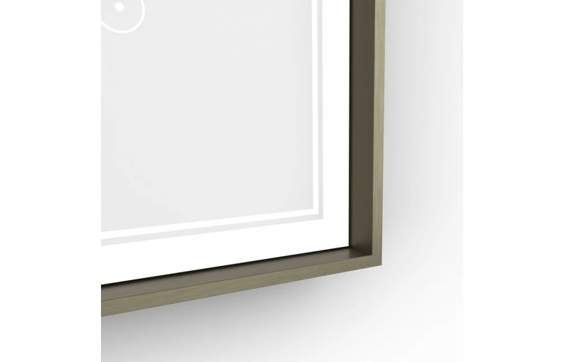 Origins Living Astoria Mirror 75 Brushed Bronze - 75x90cm B008394