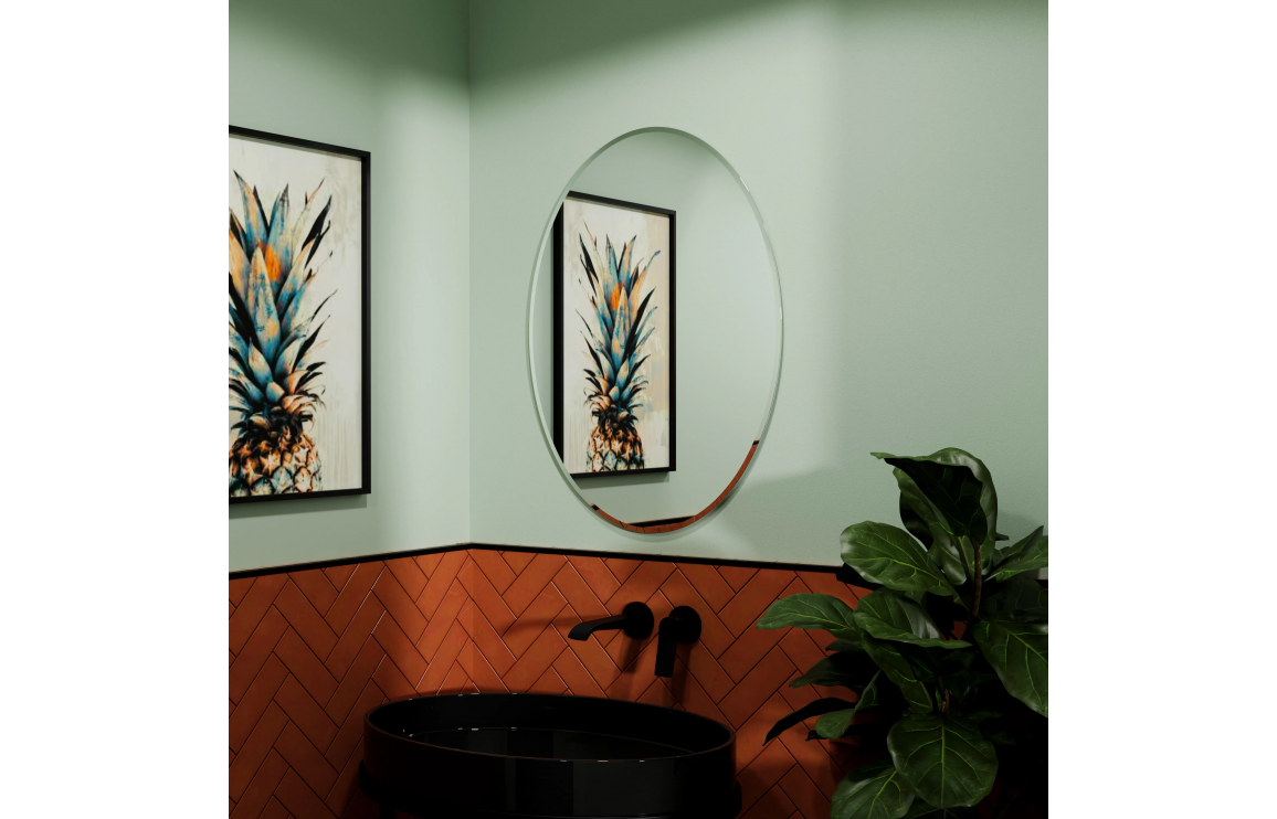 Origins Living Belvoir Oval Mirror 55 - 55x75cm BLV-00V057-00