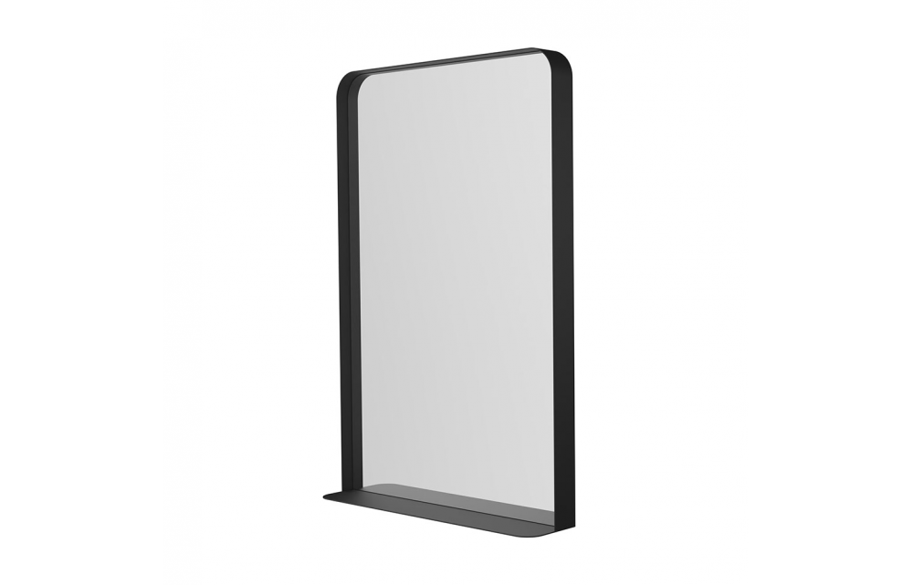 Origins Living City Mirror with Shelf 50 Black - 50x75cm CTY-002057-BK