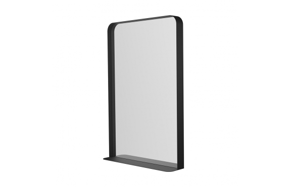 Origins Living City Mirror with Shelf 50 Black - 50x75cm CTY-002057-BK
