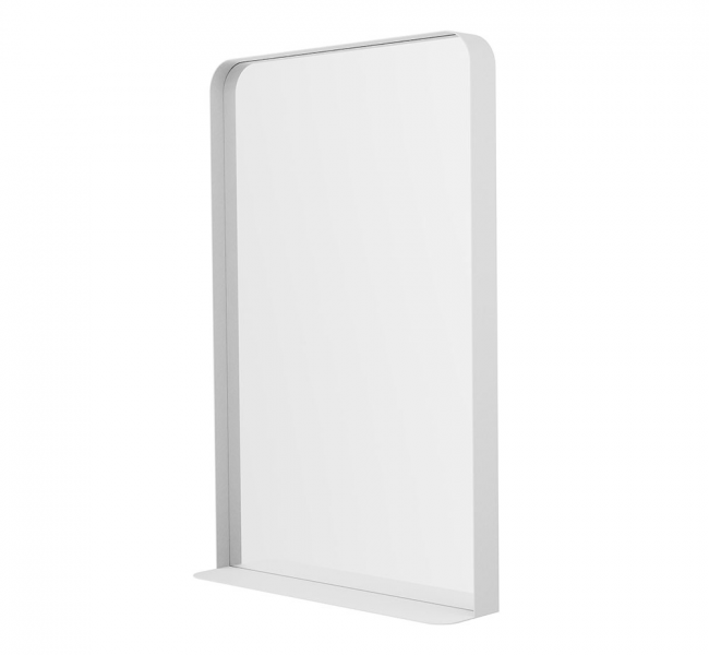 Origins Living City CTY-002057-WH Origins Living City Mirror with Shelf 50 White - 50x75cm CTY-002057-WH