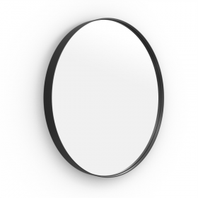 Origins Living City Round Mirror 60cm Black B375622