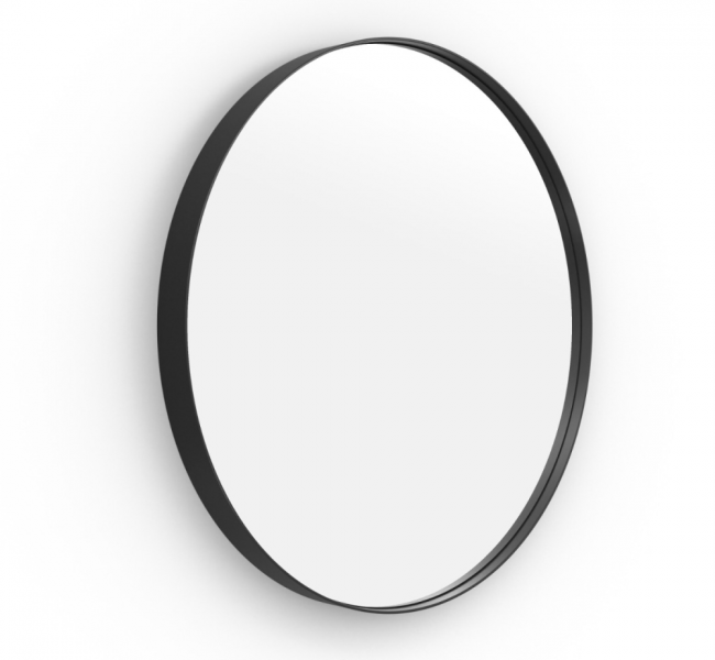 Origins Living City CTY-00D080-BK Origins Living City Round Mirror 80cm Black CTY-00D080-BK