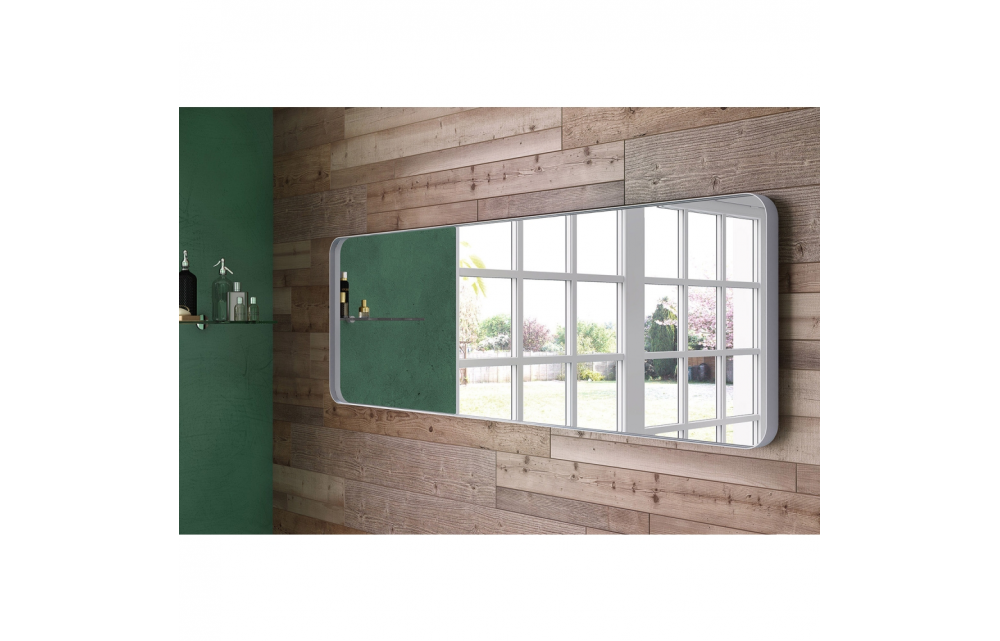 Origins Living City Rectangular Mirror 150 White - 150x50cm B375646