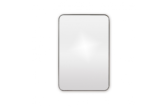 Origins Living City Rectangular Mirror 50 Black - 50x75cm B375608