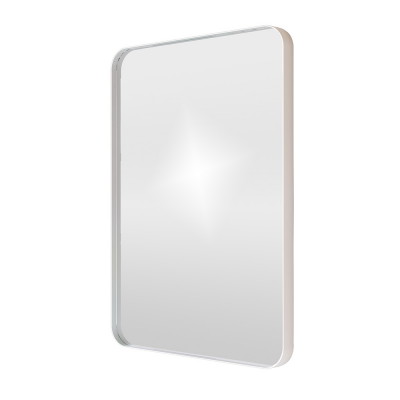 Origins Living City Rectangular Mirror White - 50x75cm B375639