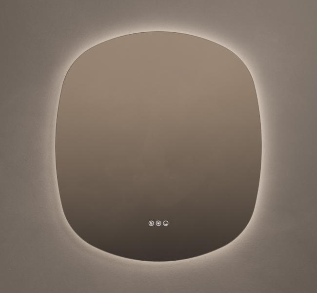 Claris Origins Living Mirrors CLR-01C778-03 Origins Living Claris Curve Oblong Mirror 70x78cm CLR-01C778-03