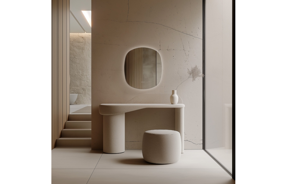 Origins Living Claris Curve Oblong Mirror 70x78cm CLR-01C778-03