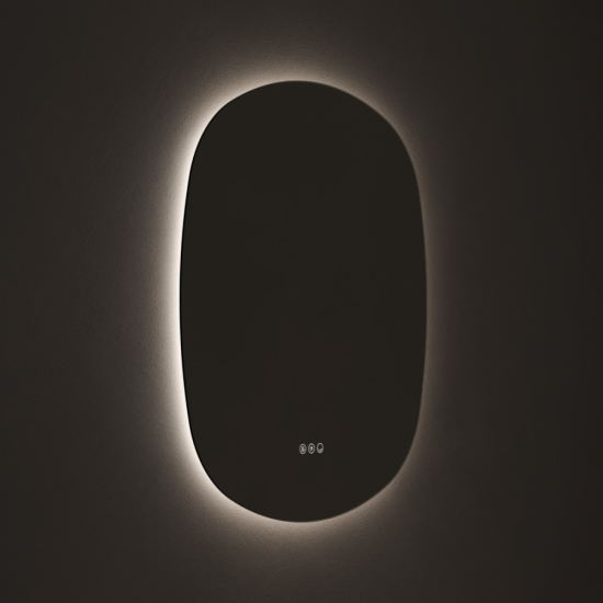 Origins Living Claris Curve Oblong Mirror 70x78cm CLR-01C778-03