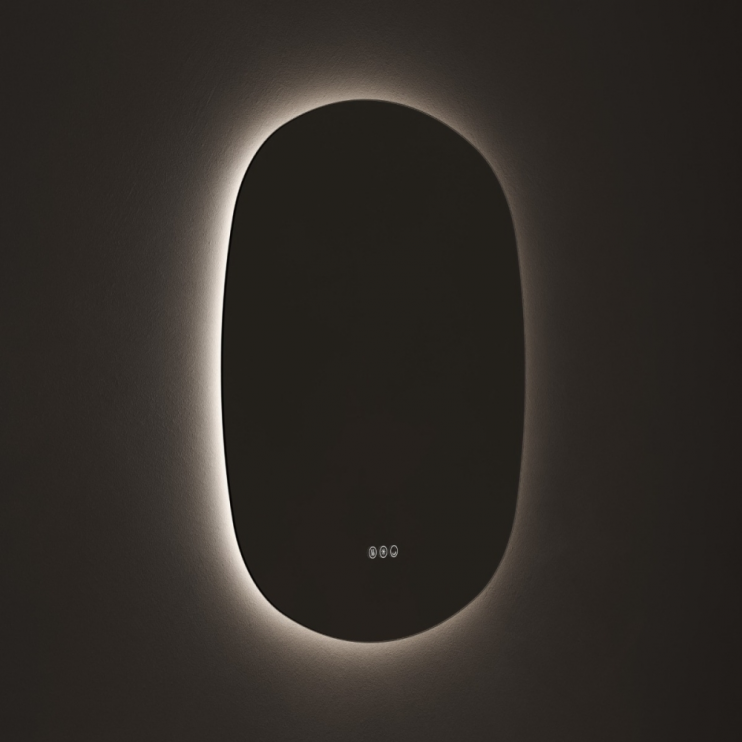 Alone CLR-01C778-03 Origins Living Claris Curve Oblong Mirror 70x78cm