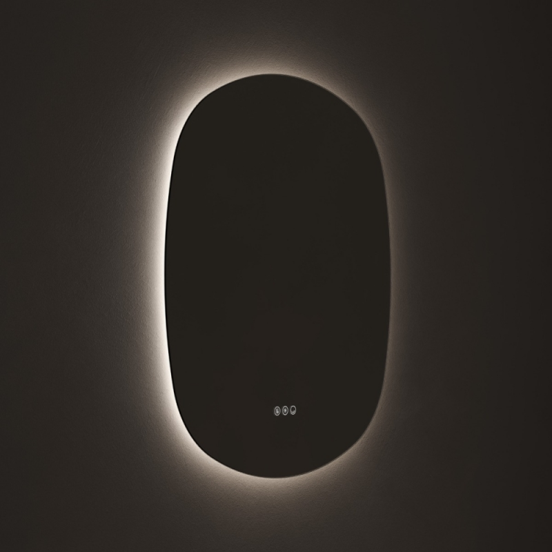 Alone CLR-01C778-03 Origins Living Claris Curve Oblong Mirror 70x78cm