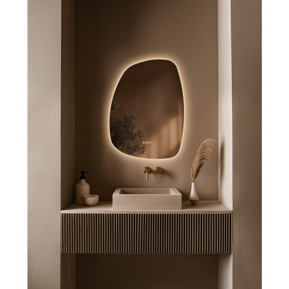 Origins Living Organic Shaped Mirrors CLR-01G068-03 Origins Living Claris Organic Mirror 60x80cm CLR-01G068-03