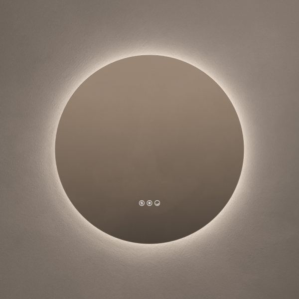 Origins Living Claris Round Mirror 60cm CLR-01D060-03 Illuminated Bathroom Mirror