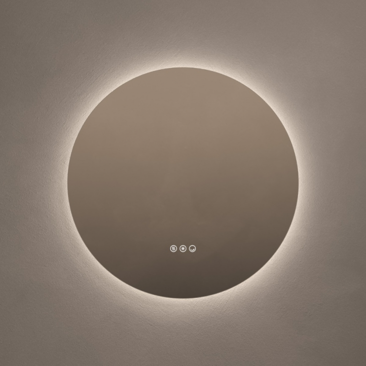 Origins Living Claris Round Mirror 60cm CLR-01D060-03 Illuminated Bathroom Mirror