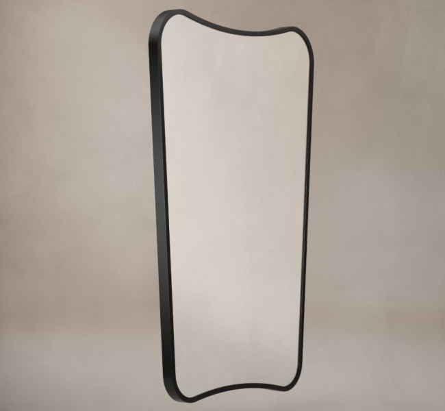 Origins Living Delphine DEL-001069-BK Origins Living Delphine Mirror 60 Black - 60x90cm DEL-001069-BK