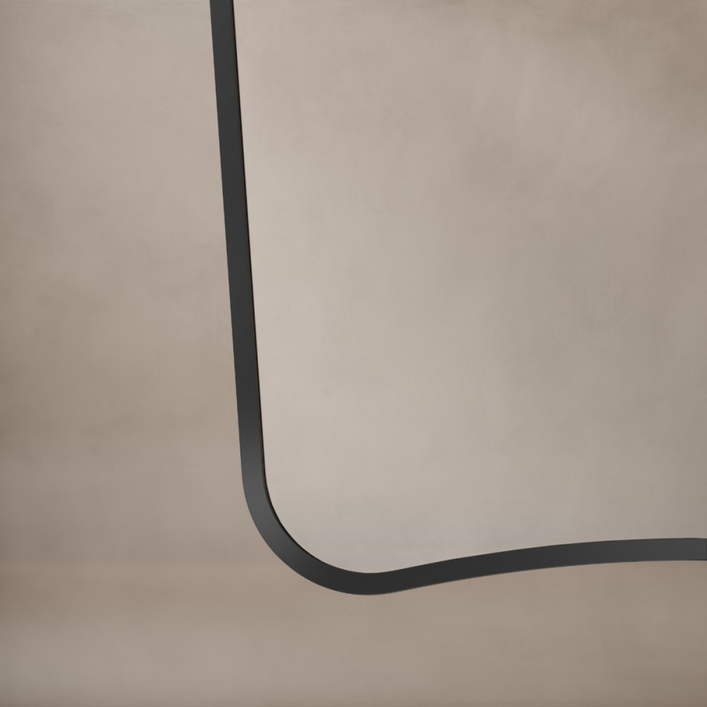 Origins Living Bathroom Mirrors Delphine DEL-001069-BK Origins Living Delphine Mirror 60 Black - 60x90cm DEL-001069-BK