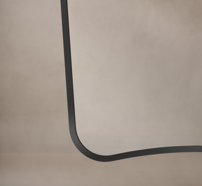 Origins Living Delphine DEL-001069-BK Origins Living Delphine Mirror 60 Black - 60x90cm DEL-001069-BK