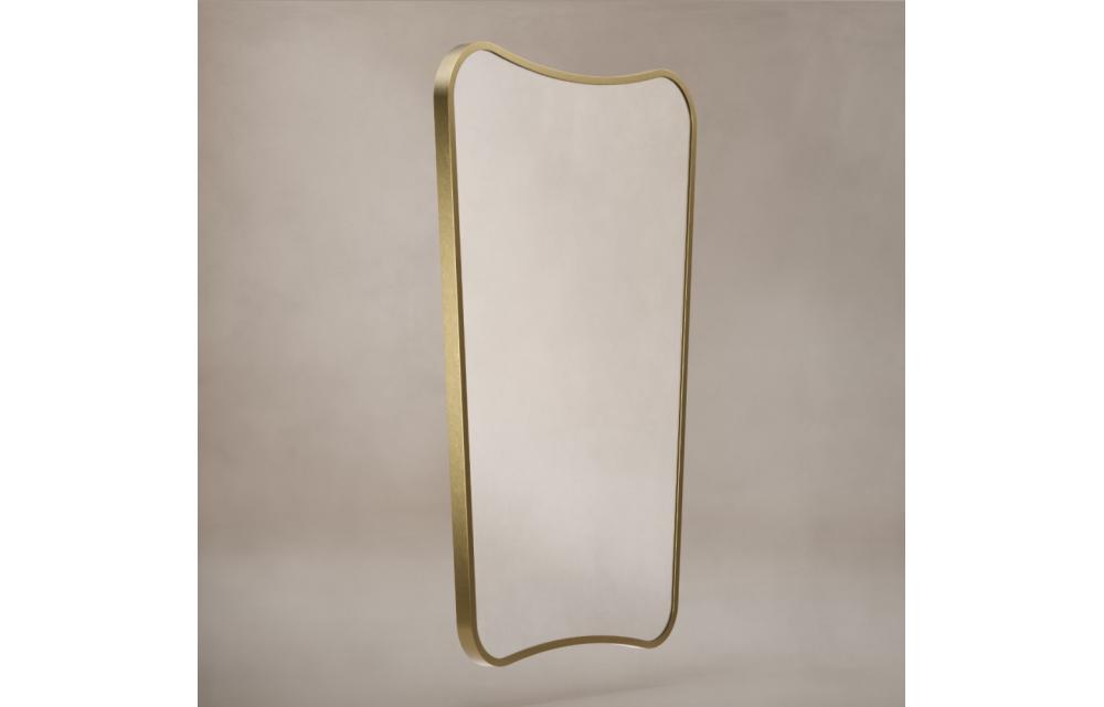 Origins Living Delphine Mirror 60 Brushed Brass - 60x90cm DEL-001069-BB